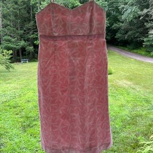 Vineyard Vines Womens size 8 sundress pink with white starfish EUC